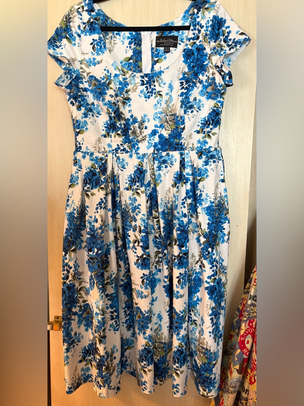 Retrospec’d Belinda Blue Wisteria Dress XL